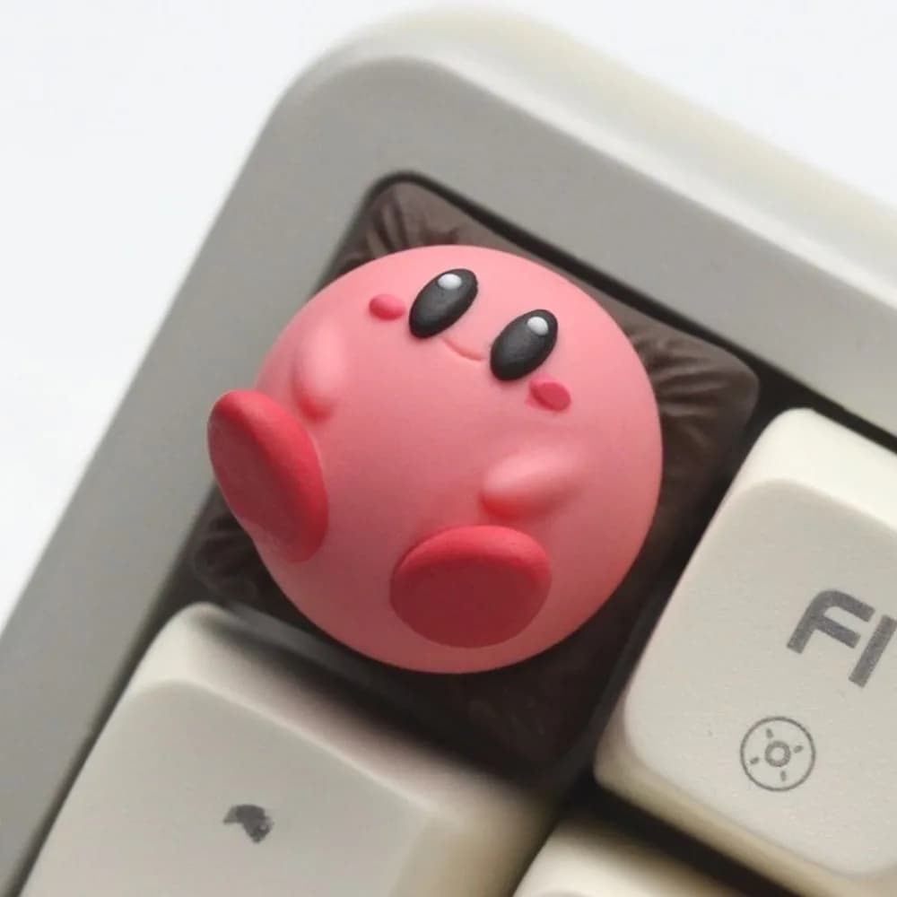 Graziosi Keycap in Resina Kirby Star Dream per Tastiera Meccanica, Copritasti Anime con Profilo PBT, Regalo per Ragazzi, Ragazze e Bambini