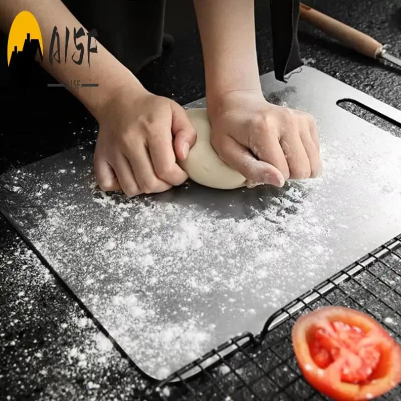 A15F stainless steel double-sided cutter for kitchen: thick panel, cutting board and kneading