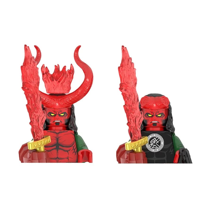 WM2422 WM2421 Hellboy Building Block Mini Action Figure Toys
