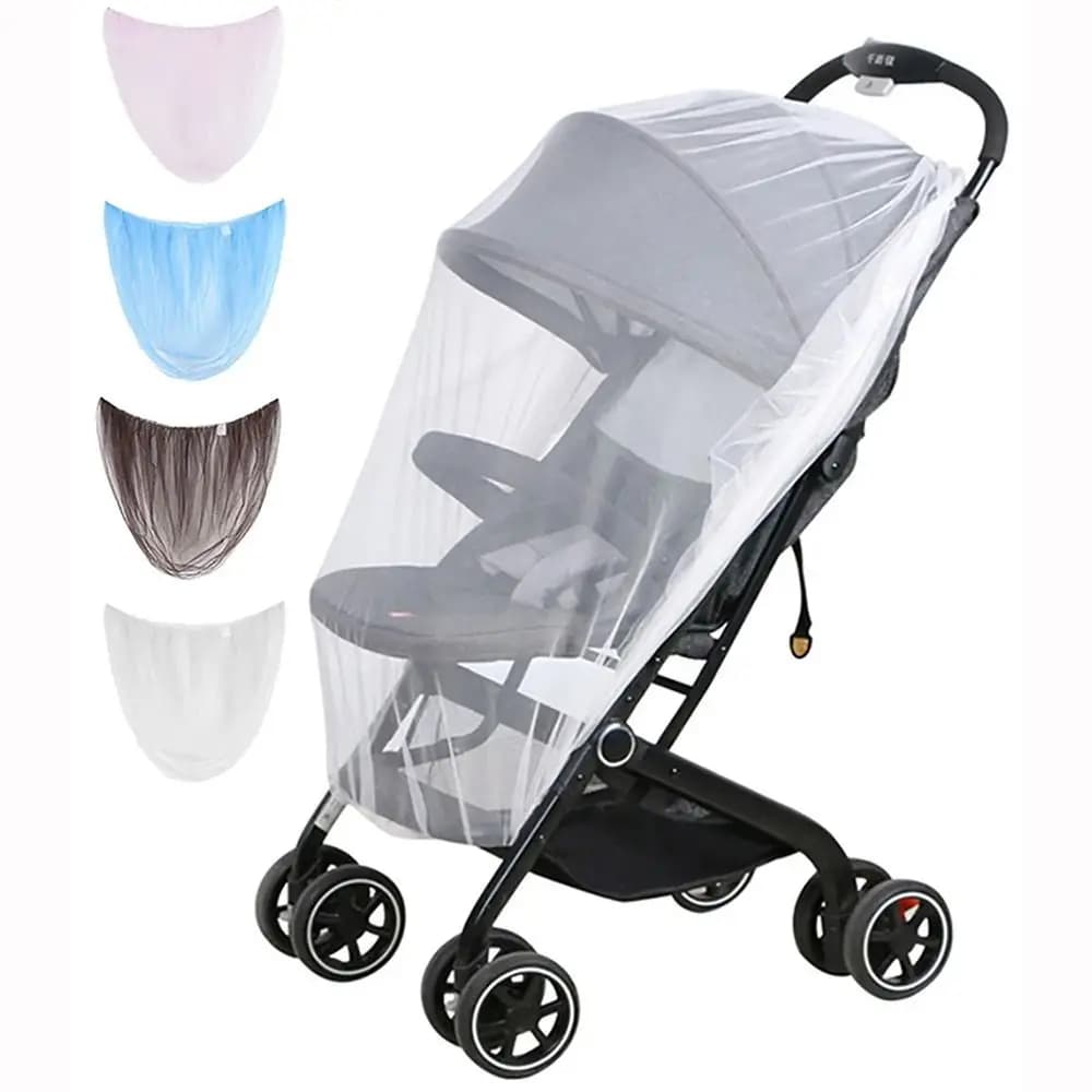 Nuova zanzariera per passeggino traspirante pieghevole leggera protezione per neonati accessori per passeggino in rete per esterni