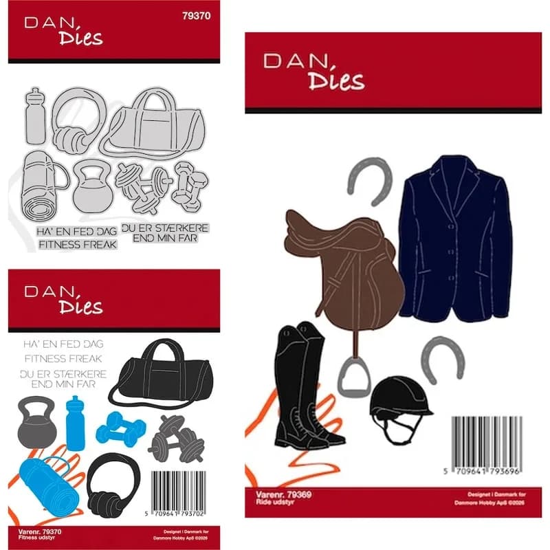 Luggage racks, handlebars, yoga mats, kettlebells, stencils for decorations of diaries and scrapbooks, models for embossing, greeting cards DIY 2026