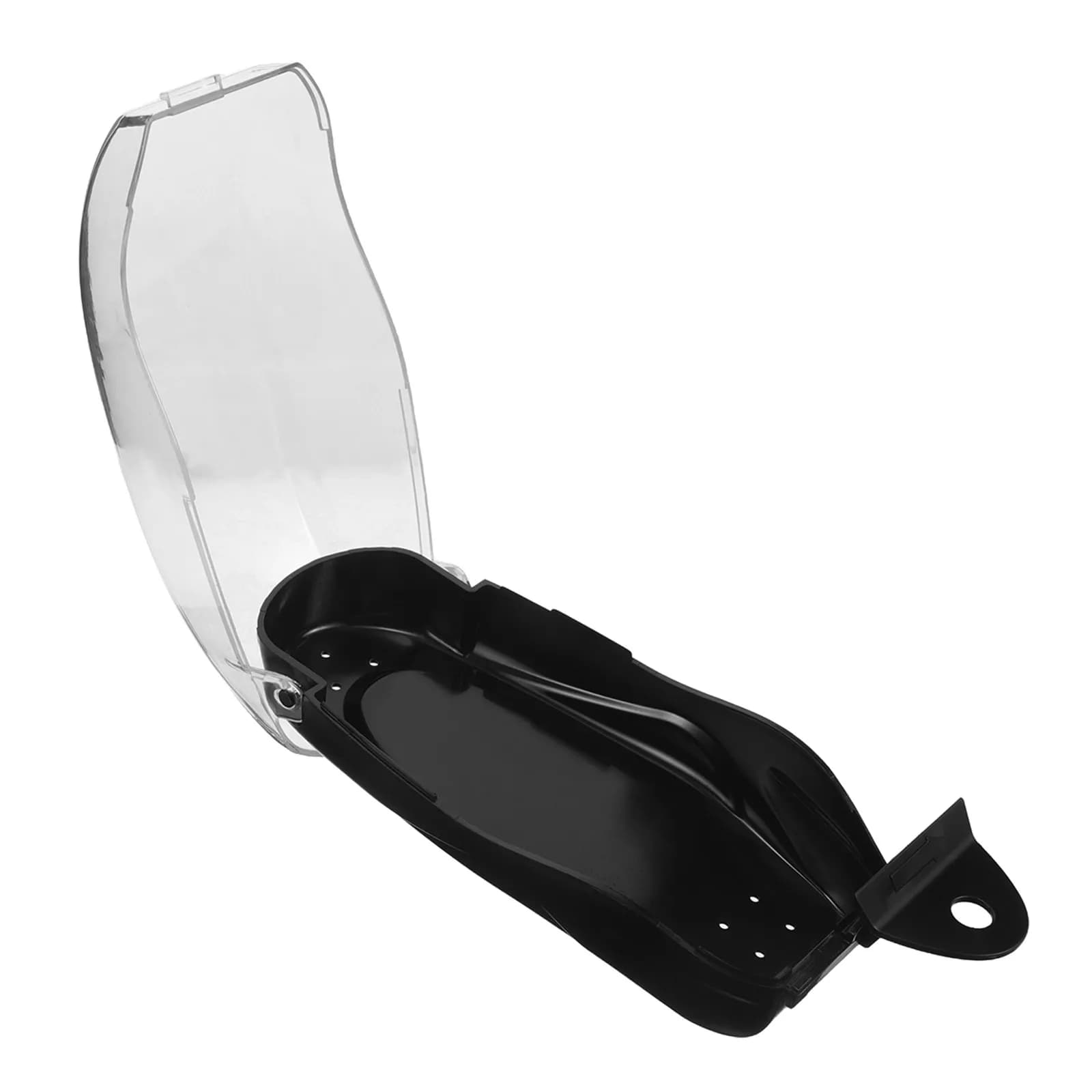 Snorkeling Mask Case, Rigid Compact Box with Transparent Cover, Anti Dust Protection for Swimming Eyelets
