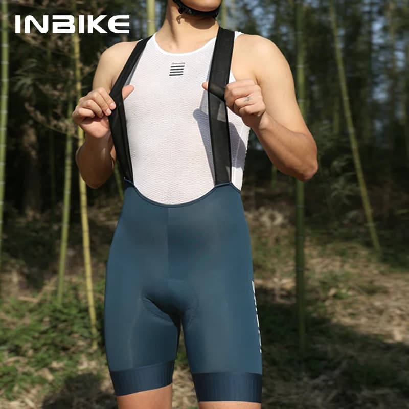 INBIKE Shorts with Bretelles for Men, Summer, Professional for Cycling, Breathable and Comfortable, Bike Clothing for Exterior