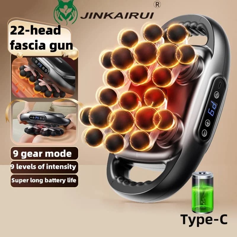 22-head rechargeable battery for six-head rechargeable electric band Massage gun 16-head massage gun
