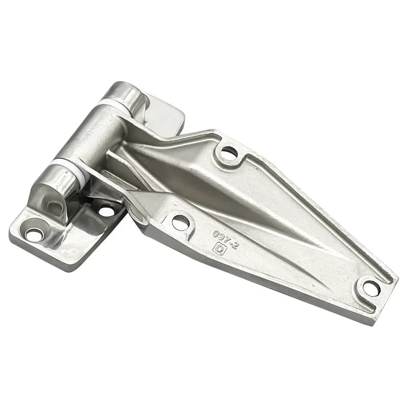 Cerniera per Attrezzature Meccaniche HT097-2 in Acciaio Inox 304, Cerniera Ultra Spessa Antifurto per Porte di Celle Frigorifere, Cerniera Portante per Carichi Pesanti