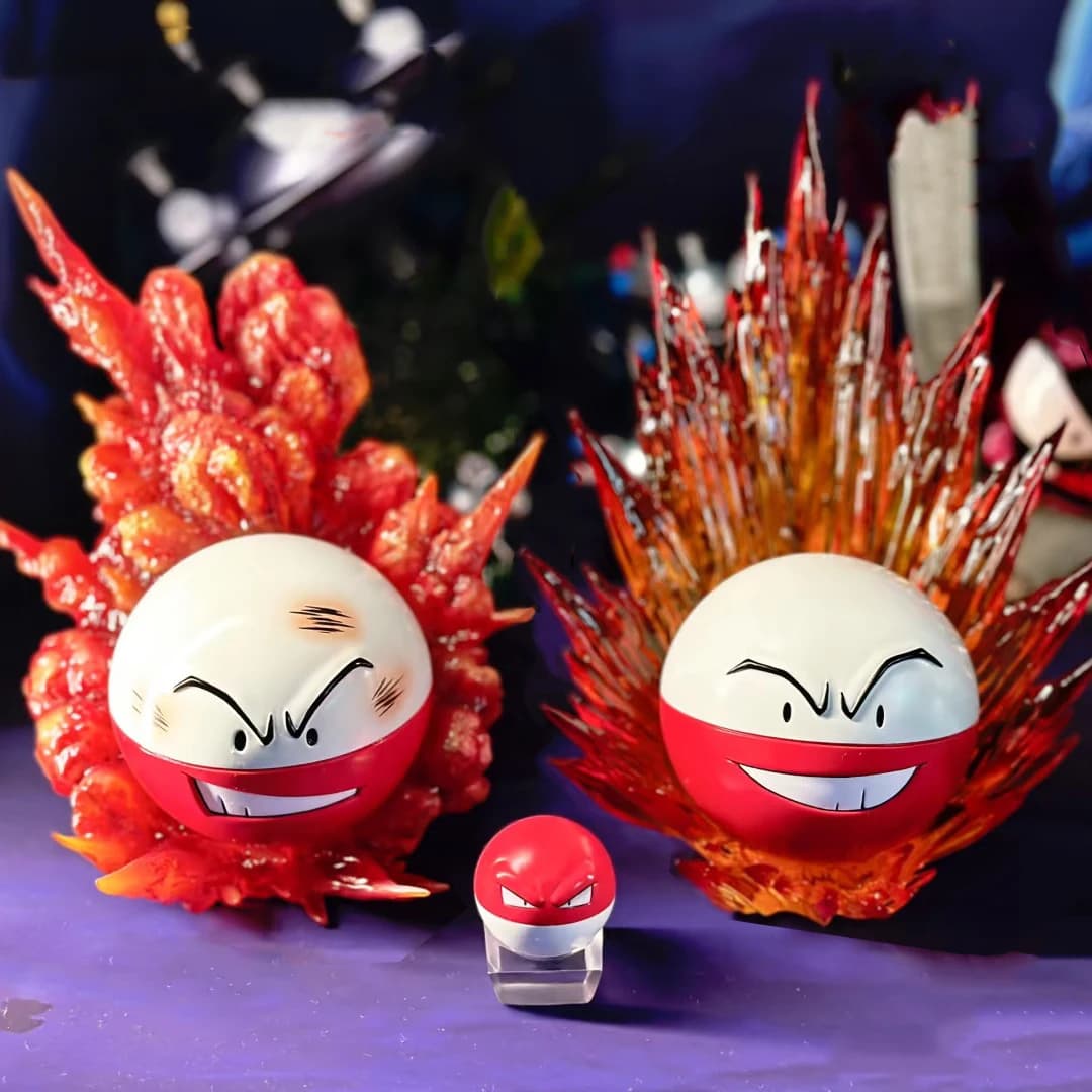 3-10.5 cm Anime Figura Pokemon Elettrodo e Voltorb Action Figures Collezione in PVC Giocattoli di modello per i regali dei bambini