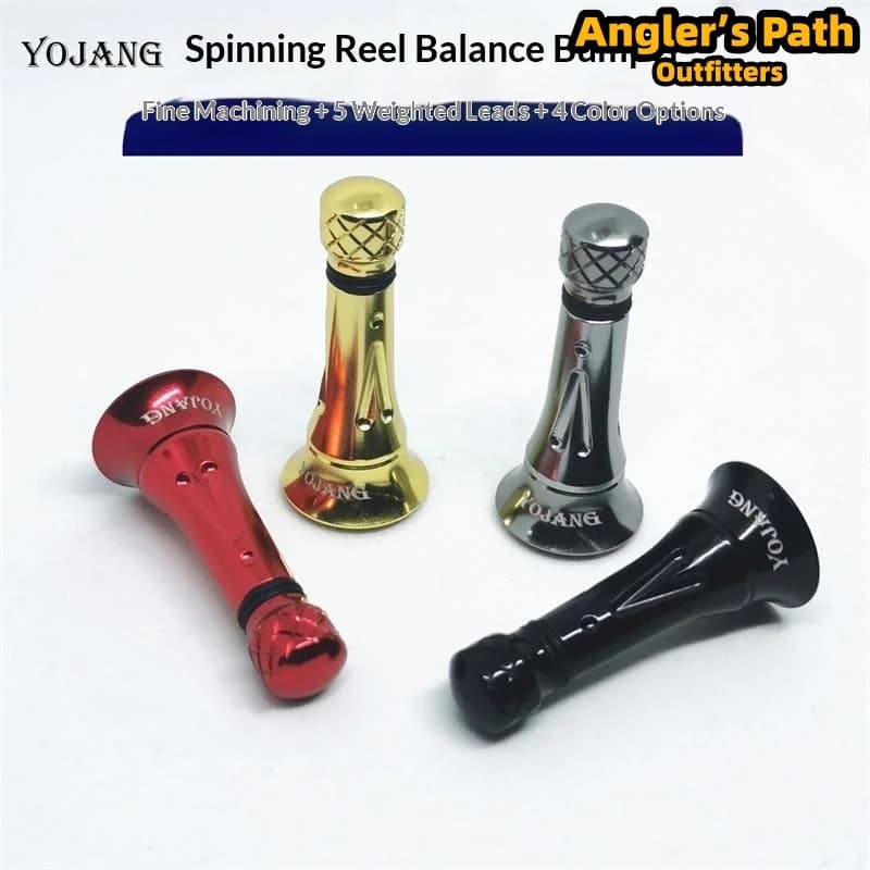 Qituo Yojiang Spinning Reel Balance Rod Full Metal Anti Collision Modified Accessories Crank Handle Fishing Tackle For Anglers