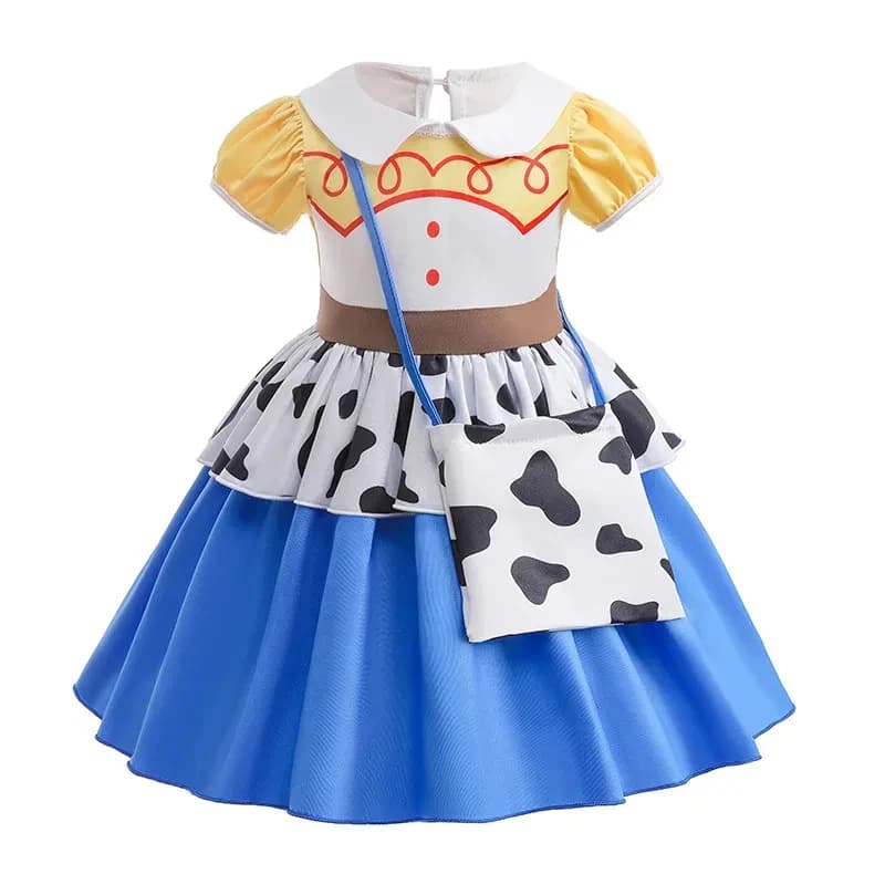 ★ Costume di Halloween per Bambine, Vestito da Jessie di Toy Story, Nuovo Modello 2026 ♥ Guarda a me ←_←