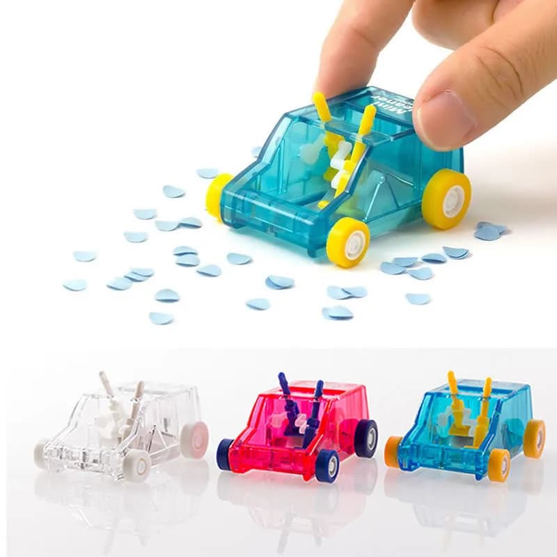 Mini Desktop Cleaning Trolley Desktop Organizing Pencil Tricks Rubber Spattering Trash Cart Push Scooter Students' Supplies