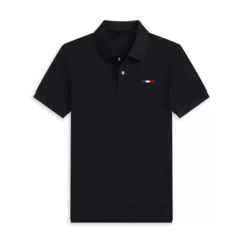 Men's Summer Short Sleeve simple Polo Shirt Solid Casual Sportswear Top Breathable Soft Fabric for Business