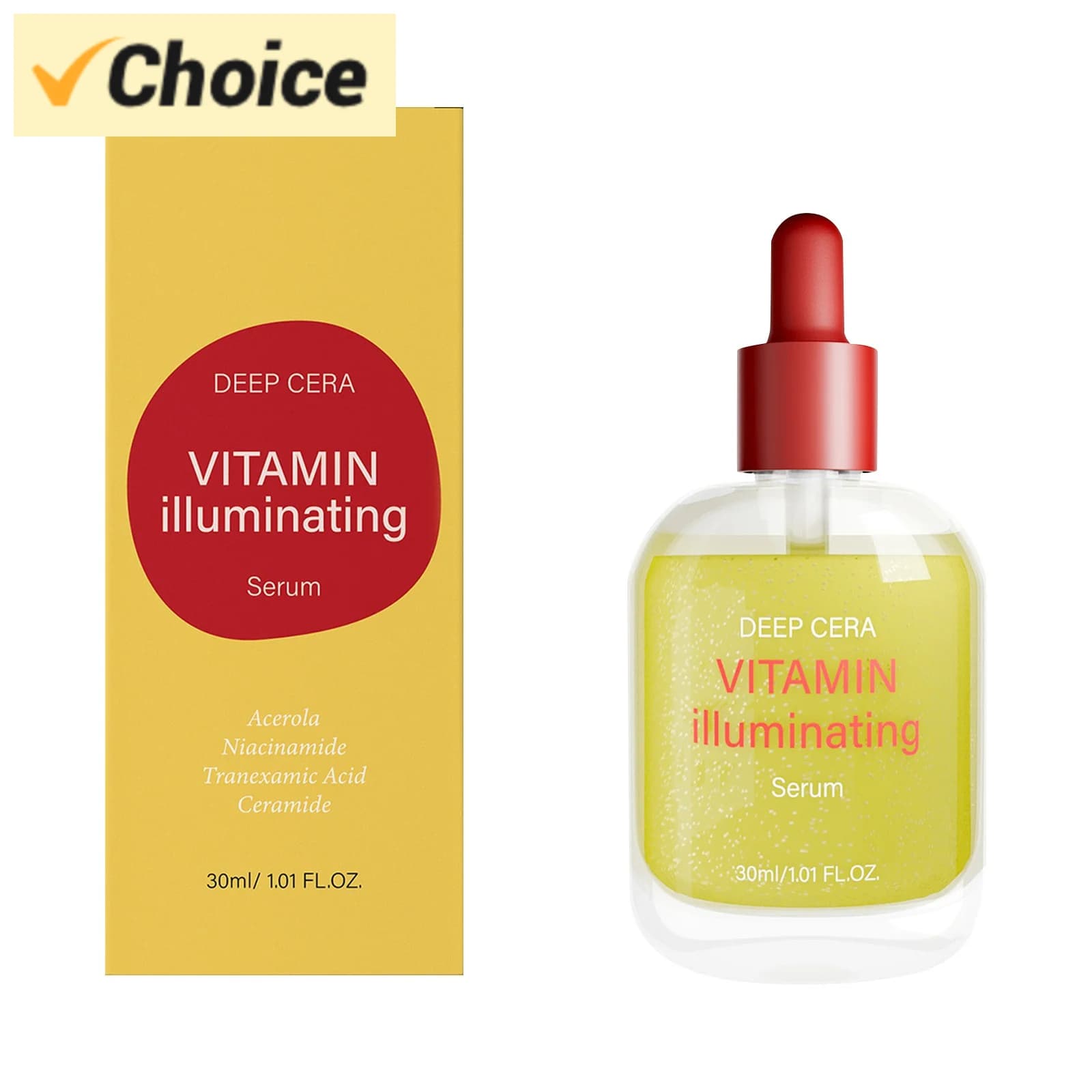 Vitamin-enlighting serum – Scenting serum to vitamin C with niacinamide | Strengthens the skin barrier | Hydrate the use of ceramide to