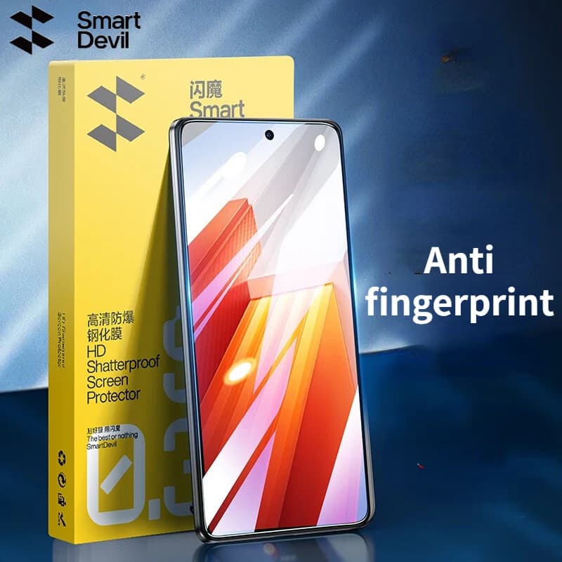Protezione per schermo SmartDevil per VIVO iQOO 15 13 12 11S 11 Neo8 Pro IQOO Neo8 HD Pellicola in vetro temperato trasparente anti-impronta