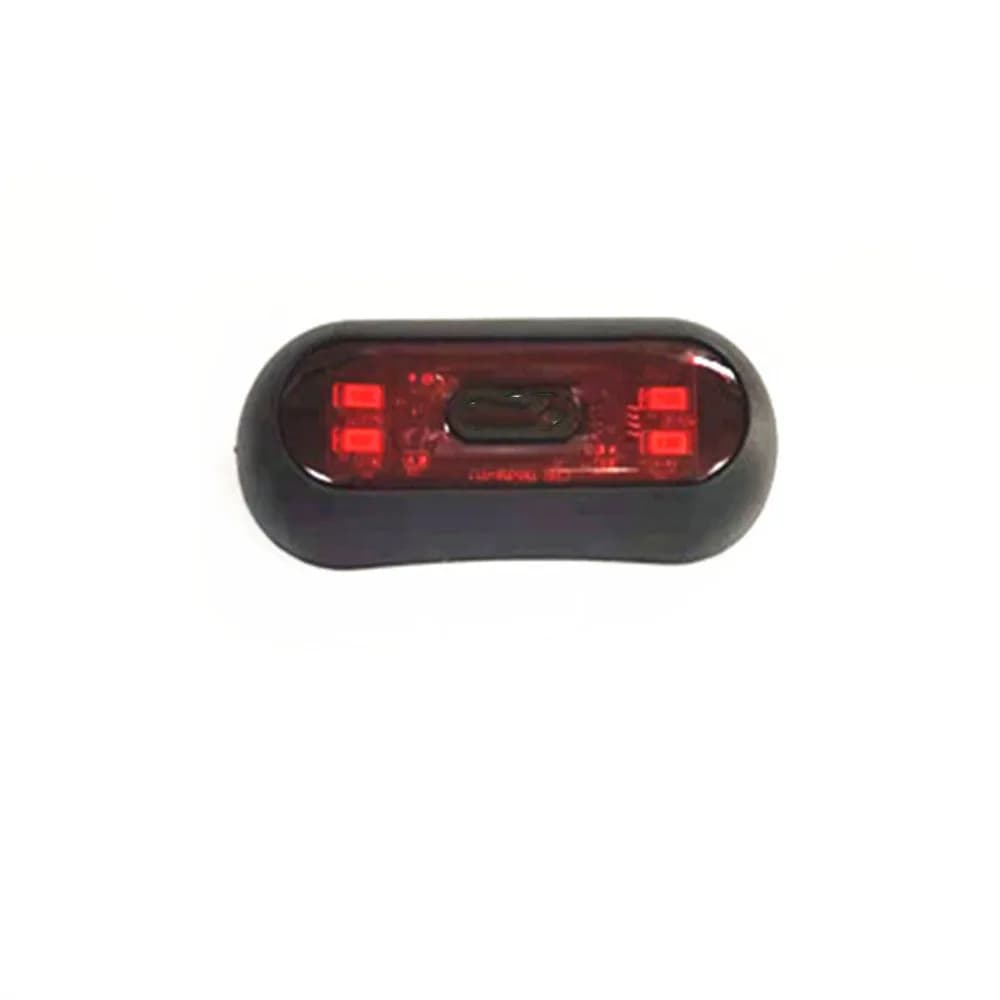 Luce di segnalazione di sicurezza a LED per casco, lampada di coda di avvertimento impermeabile con carica USB per guida notturna in moto, accessori per casco da equitazione
