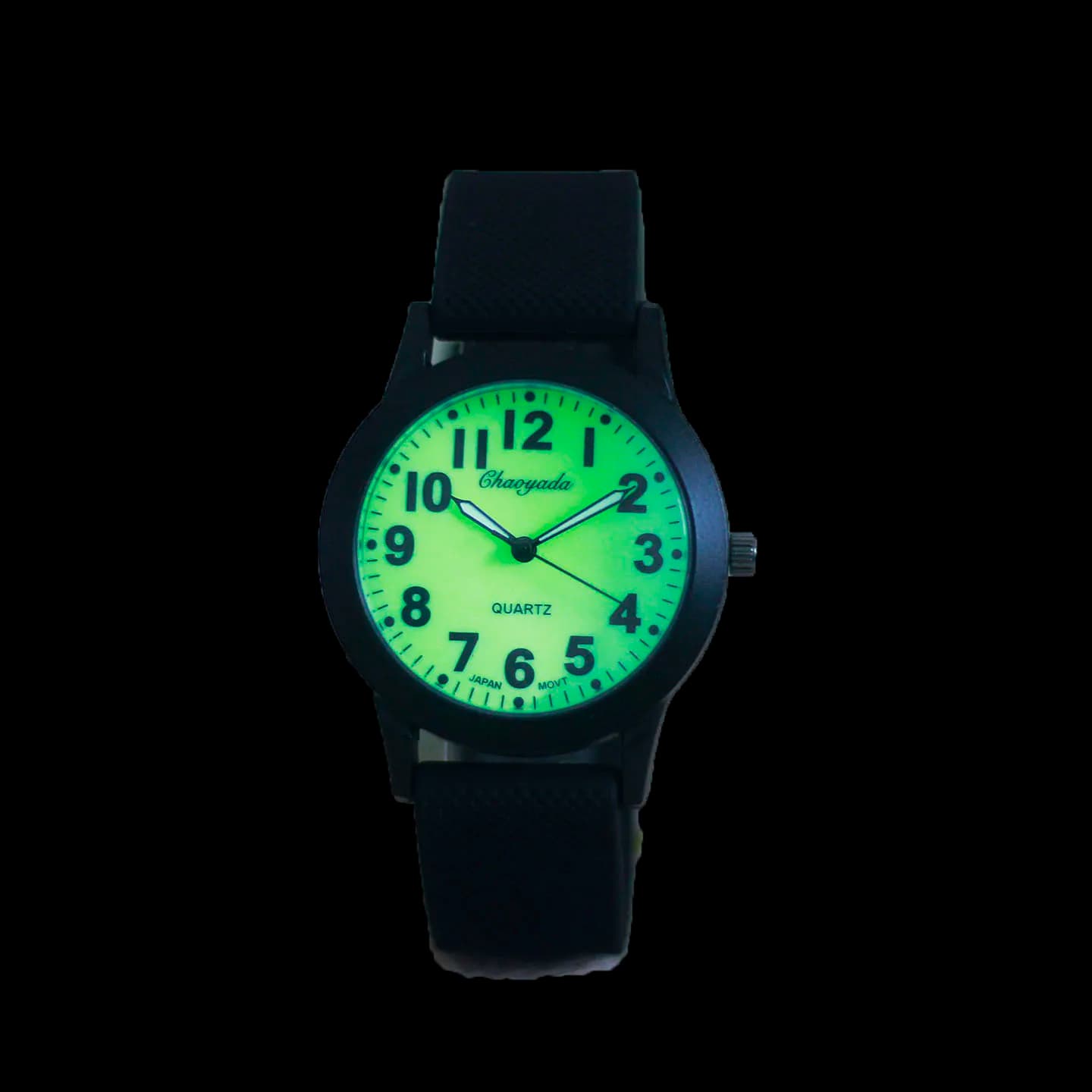 Watches at the Chaoyada Quartz Elegant for Men and Women, Luminous Watches for Children, Boys and Girls, Students, with Soft Silicone Strap and Japanese Movement