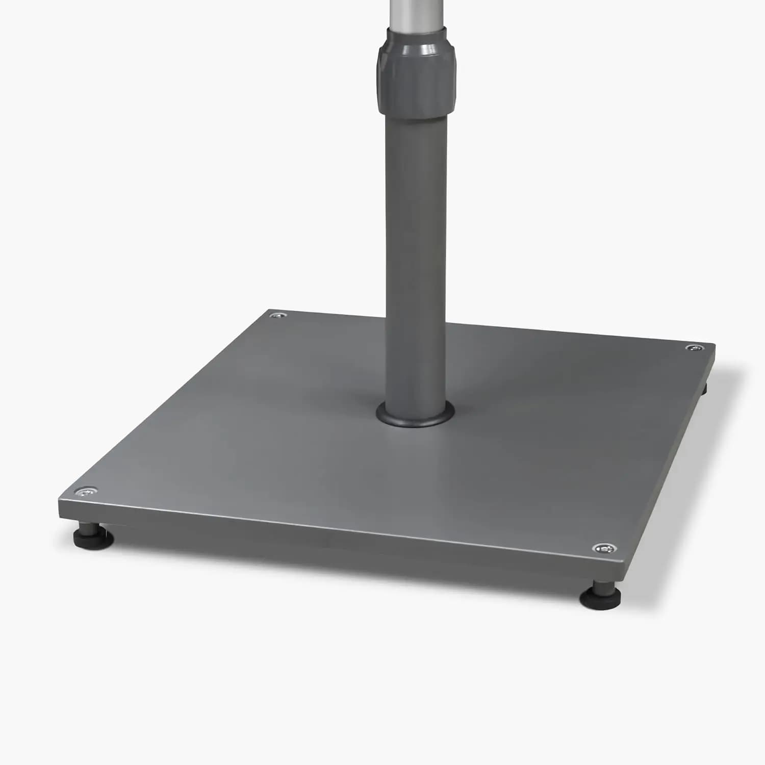 Base per Ombrellone da Patio AT4020, Base Pesante per Tavolo da Mercato, Supporto Quadrato in Acciaio per Esterni, 44 LBS, Nero