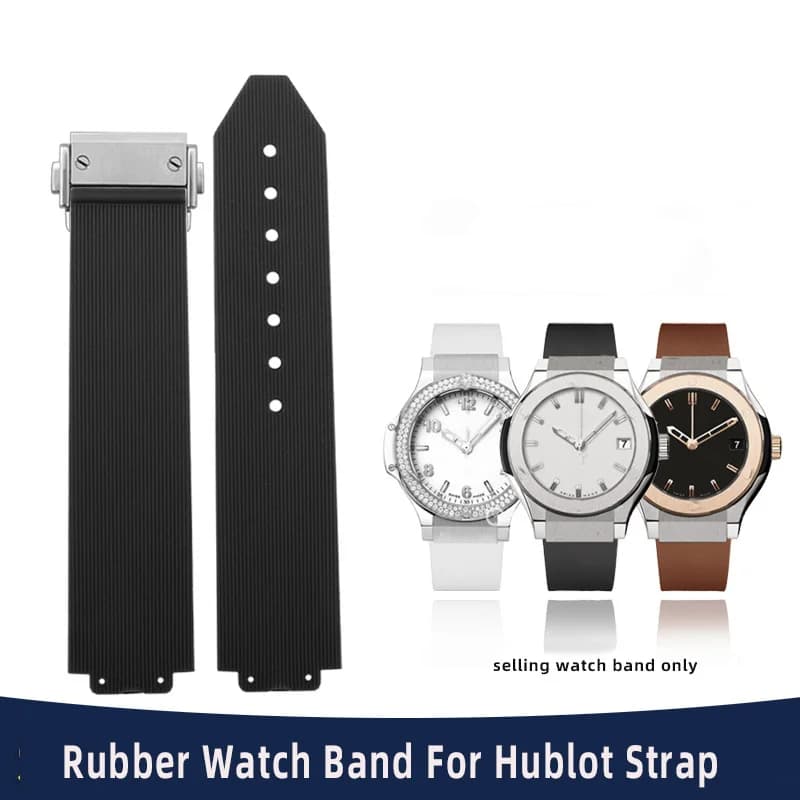 Cinturino per HUBLOT BIG BANG Silicone 20 * 13mm Impermeabile cinturino per orologio da donna Accessori per orologi a catena Bracciale in gomma
