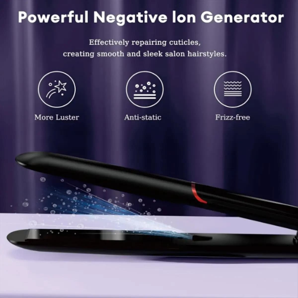 Professional hair plate, iron curling, quick heating, ceramic coating, digital control, hair plate (USA)