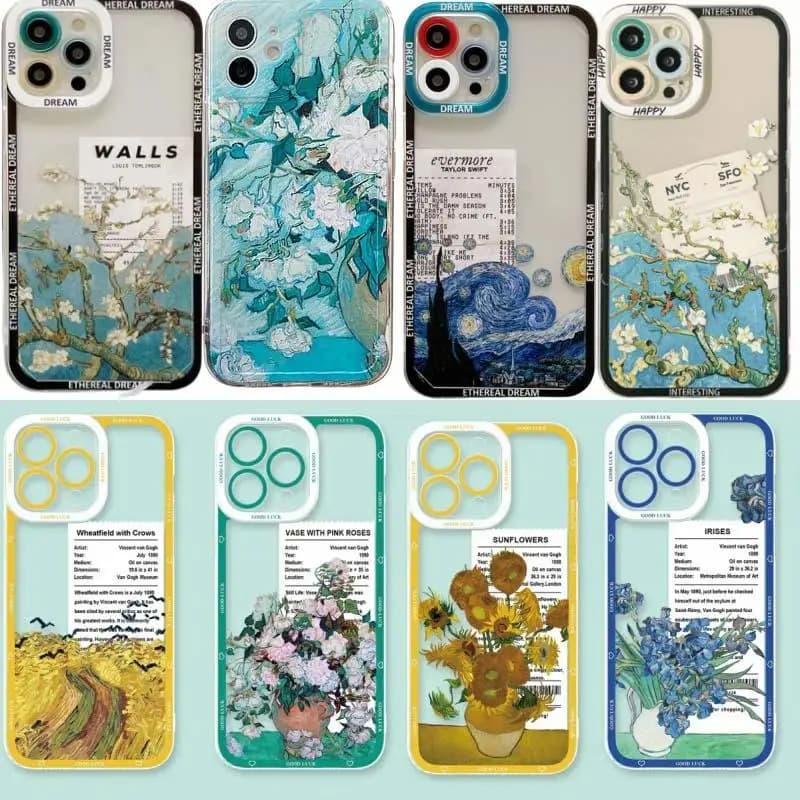 Arte Van Gogh Pittura A Olio Stampa Cassa Del Telefono per Xiaomi Redmi Nota 14 13 Pro Plus 5G 11 12 Pro 12S 11S 4G 14C 13 12 13C 12C Copertura
