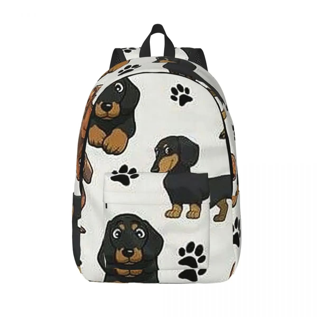 Cartoni animati per cani bassotto Zaino per studenti carino Borsa da scuola Zaino da viaggio per escursionismo per uomo Donna Borse a tracolla per libri alla moda