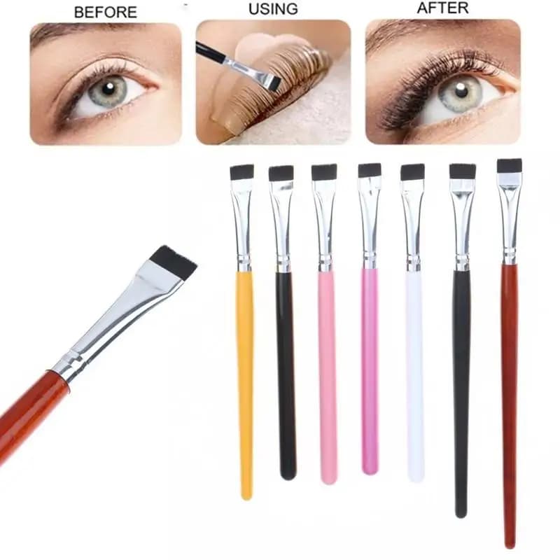 Eyelash Lift Perm Brush Soft Bristle Lash Separator Tool for Eyelash Extension Lamination Makeup Beginners