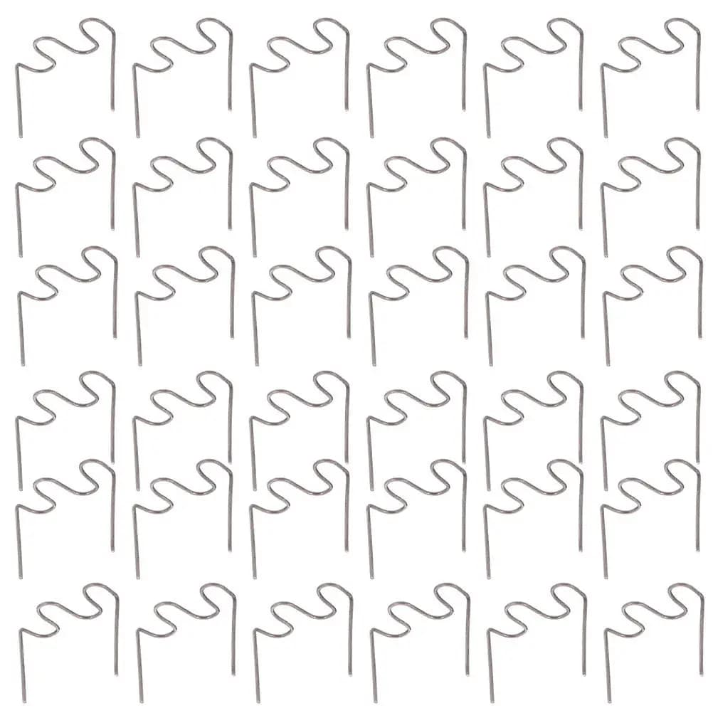 100 Pezzi Graffette a Onda da 0,6 mm per Riparazione Paraurti, Compatibili con Graffettatrice a Caldo per Kit di Riparazione Plastica Automobilistica