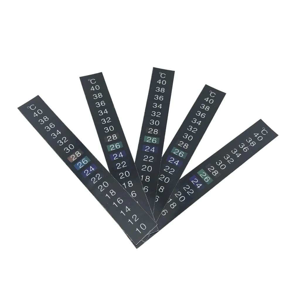 10-40C Centigradi self-adhesive LCD Thermometer Adhesive Strip Aquarium Fish Tank
