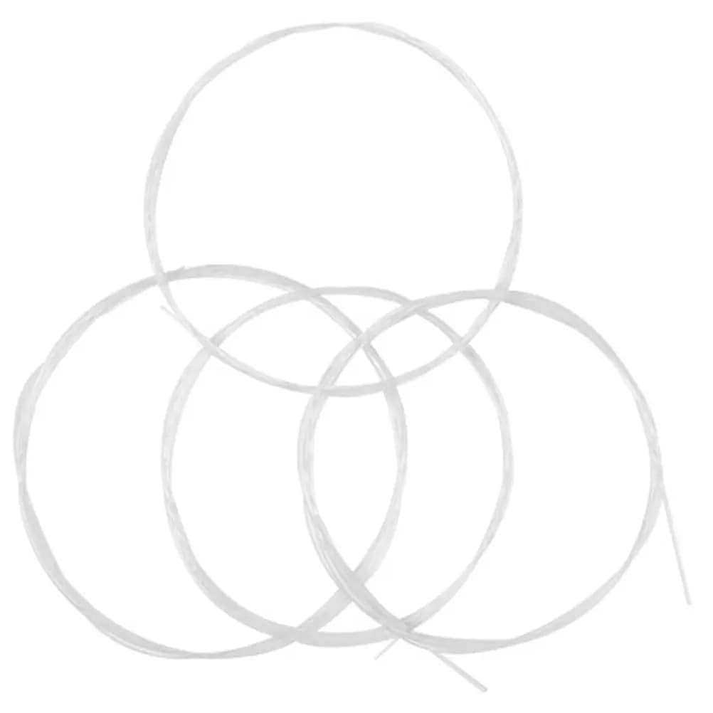 4 corde in nylon robuste per ukulele, di lunga durata, indeformabili, dal suono potente, chiaro e brillante, per la sostituzione dell'ukulele