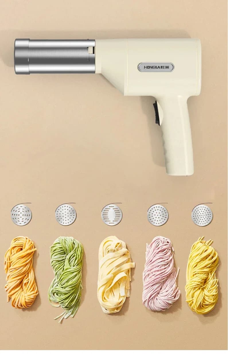 Hot Handheld Small Portable Noodles Making Machine Fresh Macaroni Home Pasta Rechargeable Noodle Maker Making Machines Extruder