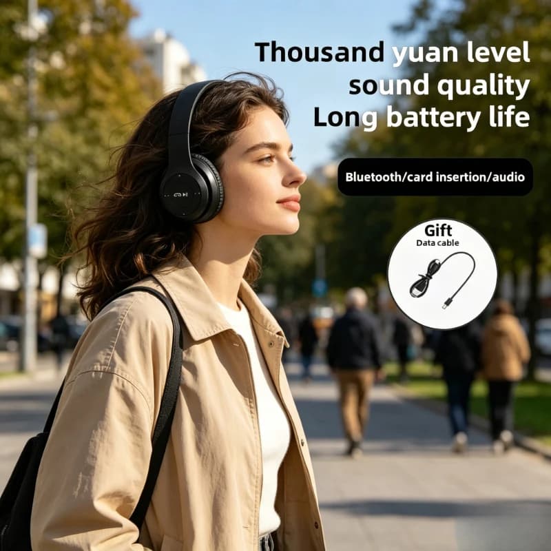New OWS Open Ear Bluetooth Headphones, Wireless Ear Hook Sports Earphones, Ultra Long Battery Life, Comfort Pain-Free Wear, Open