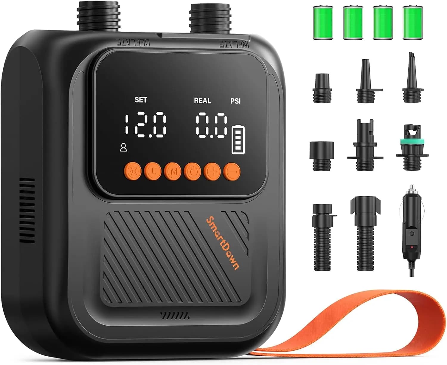 Pompa Ricaricabile per Paddle Board 2025, Pompa ad Aria Portatile SUP a Doppio Stadio 3x4500MAH, Fino a 20 PSI, Spegnimento Automatico per Kayak, Barche, Tende