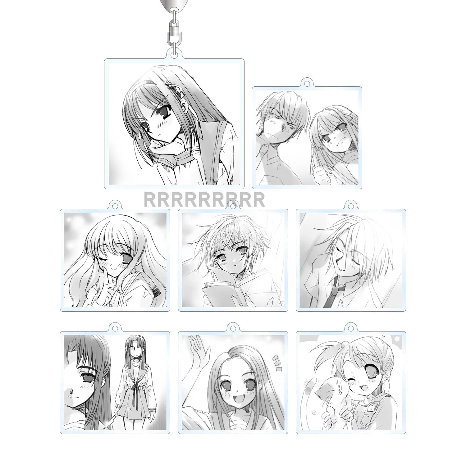 Gioco Asahina Mikuru Ryoko Asakura Ryouko Nagato Yuki Portachiavi Bambola Anime Acrilico Portachiavi Ciondolo per Regalo
