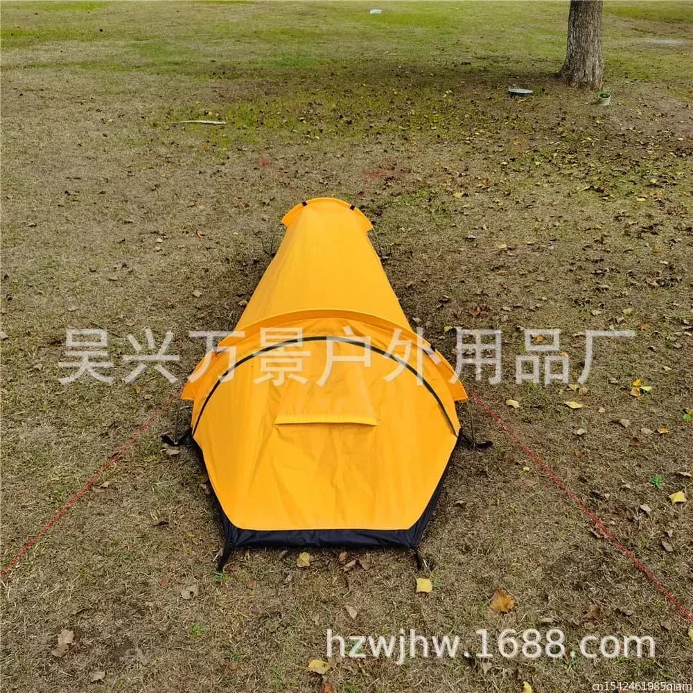 Portable Beach Sleeping Tents For Adults Backpacking Tent Outdoor Camping Sleeping Bag Tent Lightweight Single Person Tent