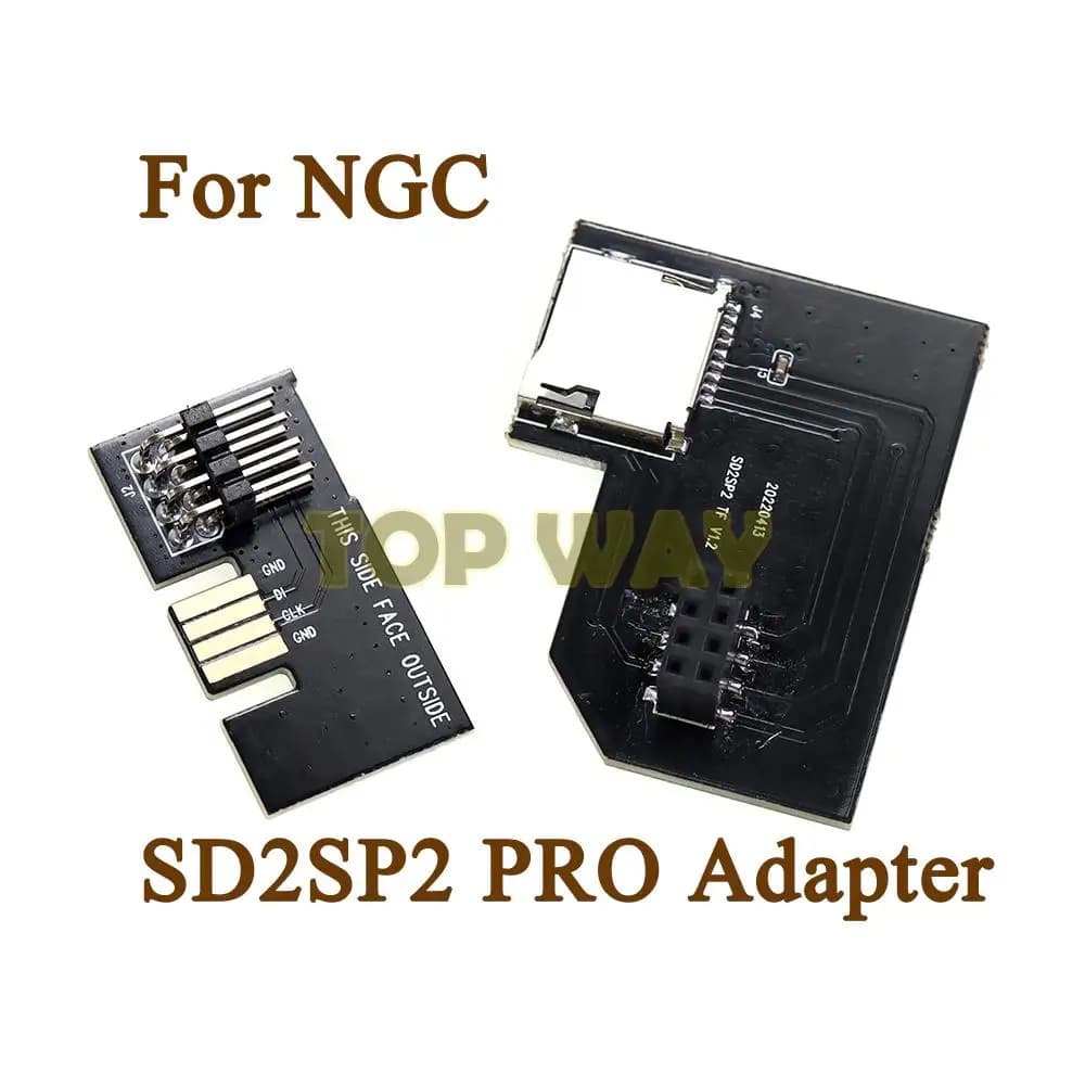 1PC For NGC SD2SP2 GameCube SD SP2 Adapter Load Card TF Card Reader Player Easy Access Compatible Color Edition