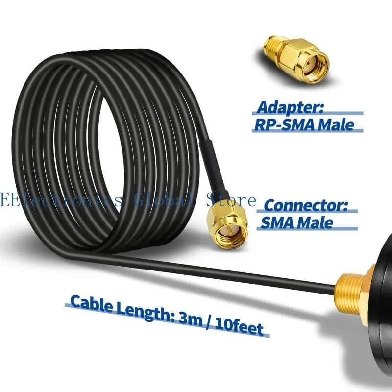 Antenna maschio SMA 5dBi esterna impermeabile 462B per amplificatore router industriale 4G LTE