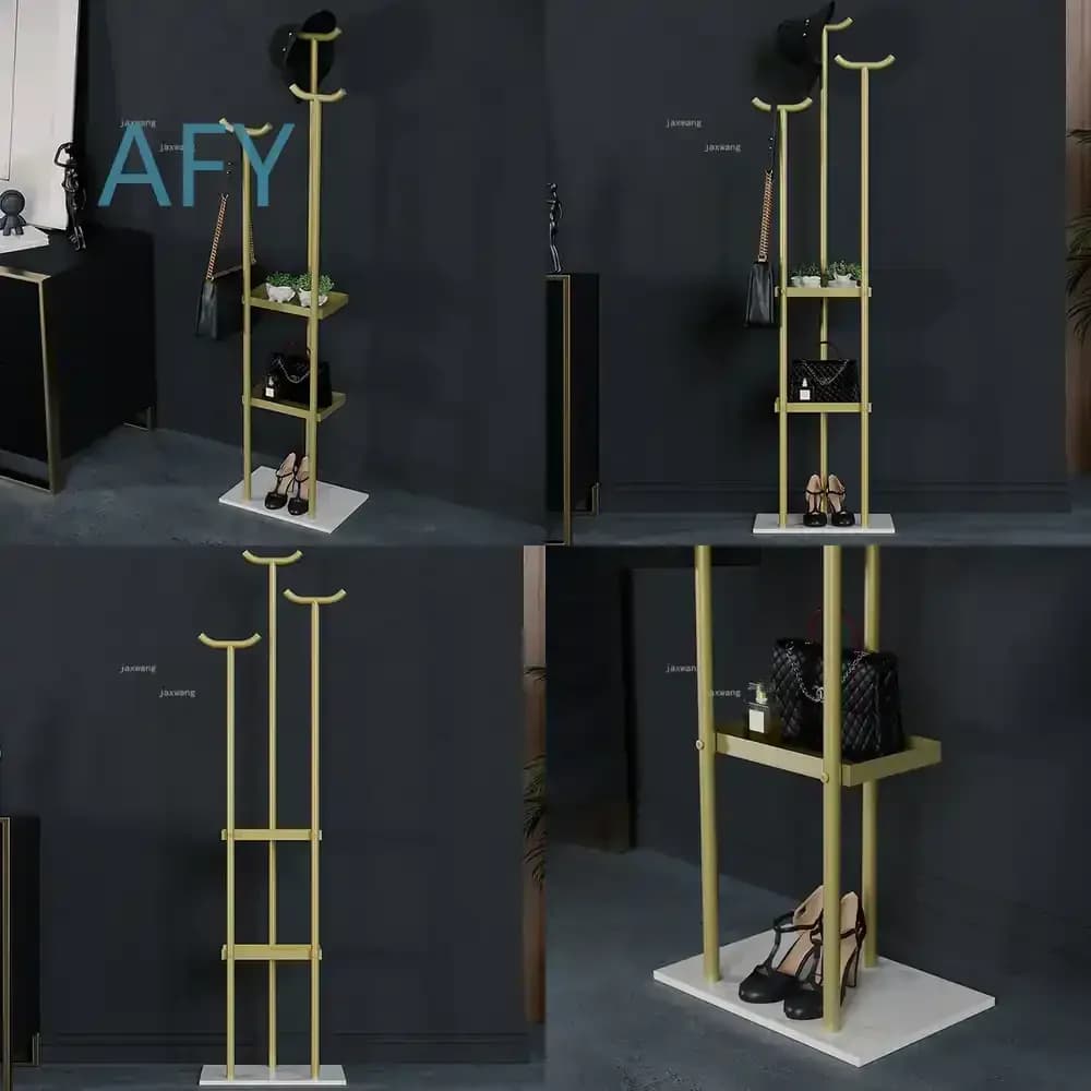 Modern Coat Rack for Bathroom Bedroom Homestay Restaurant Floor Clothes Hanger Simple Nordic Clothing Store Hat Stand for