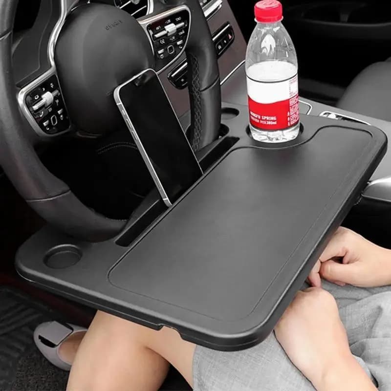 Supporto per laptop universale per auto calda Supporto per alimenti e bevande Vassoio per volante da scrivania Supporto da tavolo Accessori interni per auto