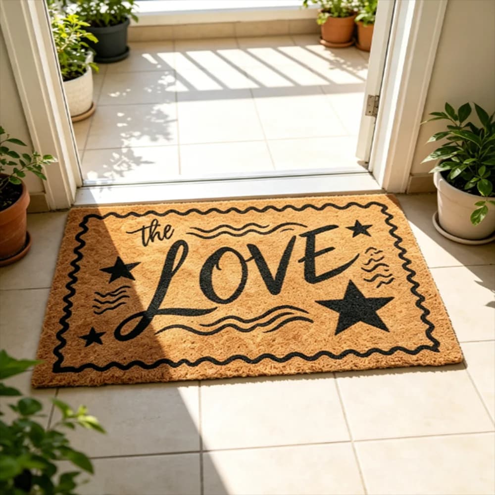 Custom Personalized Entry Mat Family Name Door Mat Soft Durable Easy Clean Coir Rug Housewarming Gift New Home Porch Decor