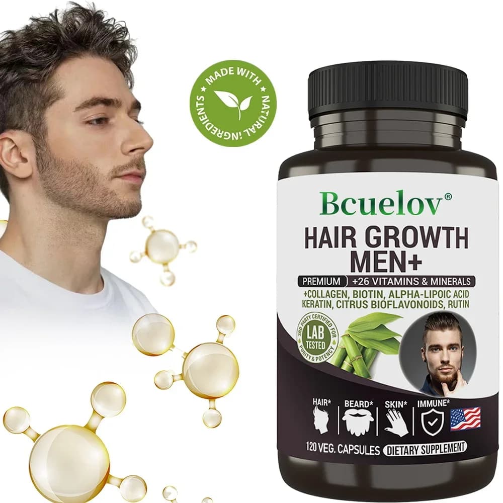 Men's multivitamin supplement - Supports multivitamin for men with vitamins A, C, D, E and B12, zinc, calcium, magnesium and more