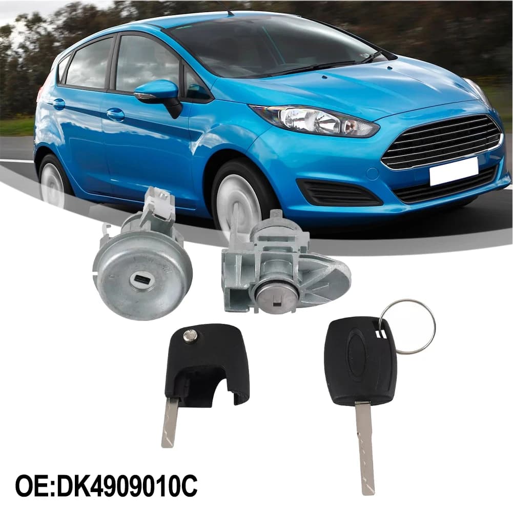 Per Ford Per Fiesta (2009 2013) Interruttore di accensione cilindro serratura OEM DK4909010C Componente di accesso affidabile e sicuro