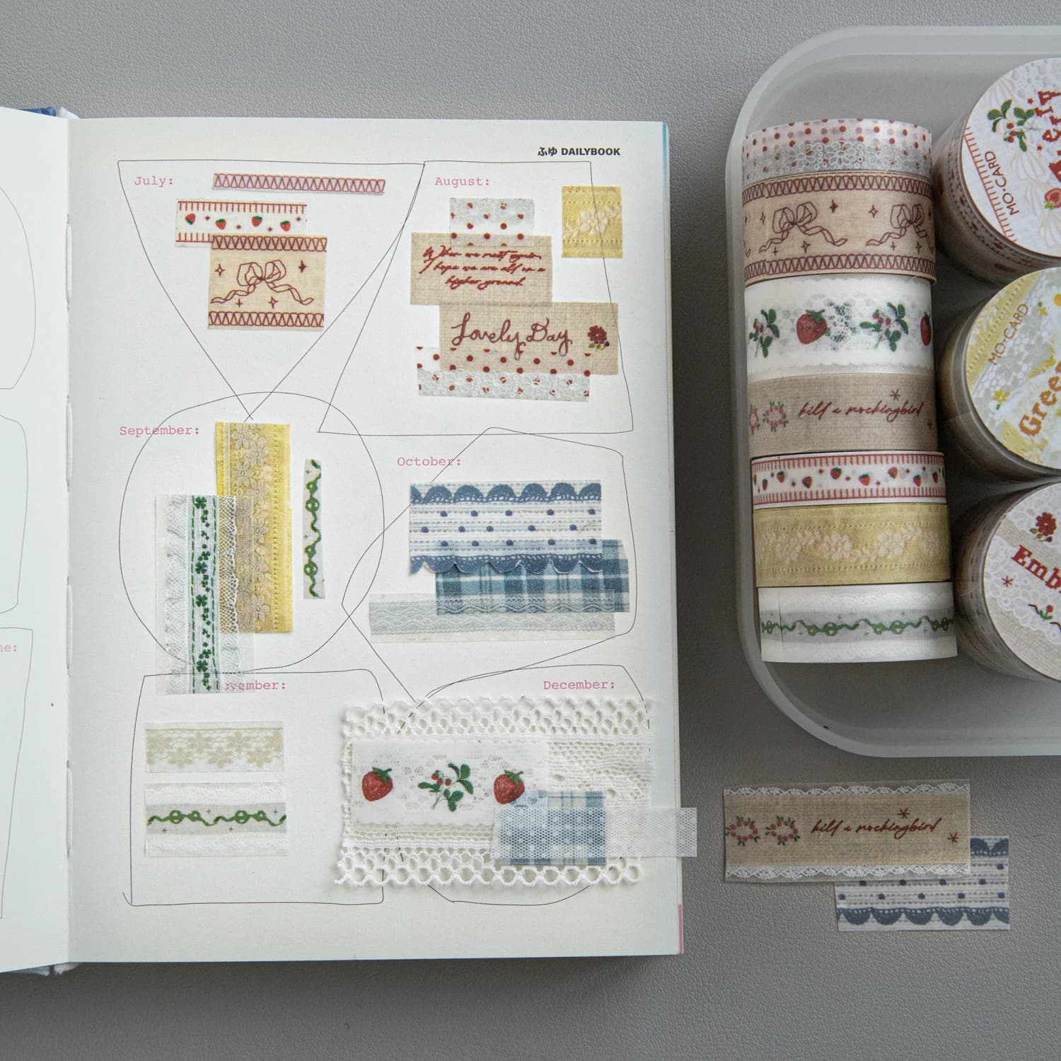 Set di 3 Rotoli di Nastro PET Glitterato Serie Pizzo Fatto a Mano per Scrapbooking, Decorazione Fai-da-Te, Regalo