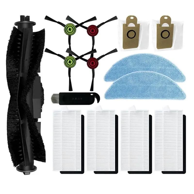 AB46 - Ricambi e Accessori per Robot Aspirapolvere HONITURE Q6 SE: Spazzola Principale, Spazzole Laterali, Filtro HEPA, Sacchetto Raccoglipolvere