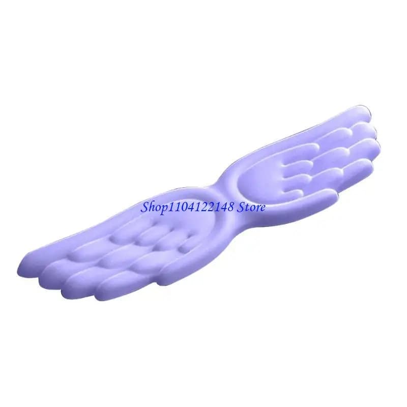 P9FA Mousepad Angel Supporto per polso Tappetino per mouse Memory foam ergonomico in morbida pelle