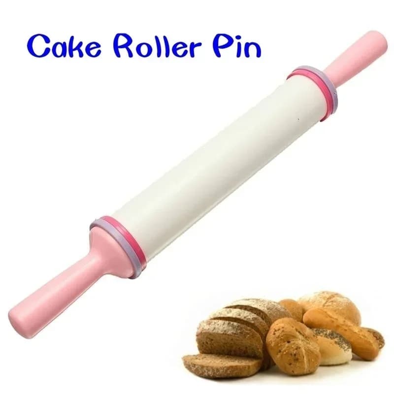 Rullo per torta Pin Cottura biscotti Noodle Biscotto Torta fondente Rullo per impasto Rullo in plastica antiaderente regolabile Strumenti di cottura