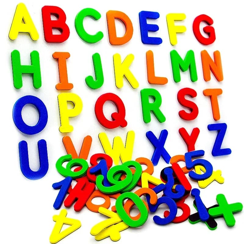 Lettere dell'alfabeto magnetico adesivi per frigorifero in schiuma EVA bambini bambini che imparano ortografia conteggio giocattoli educativi regalo