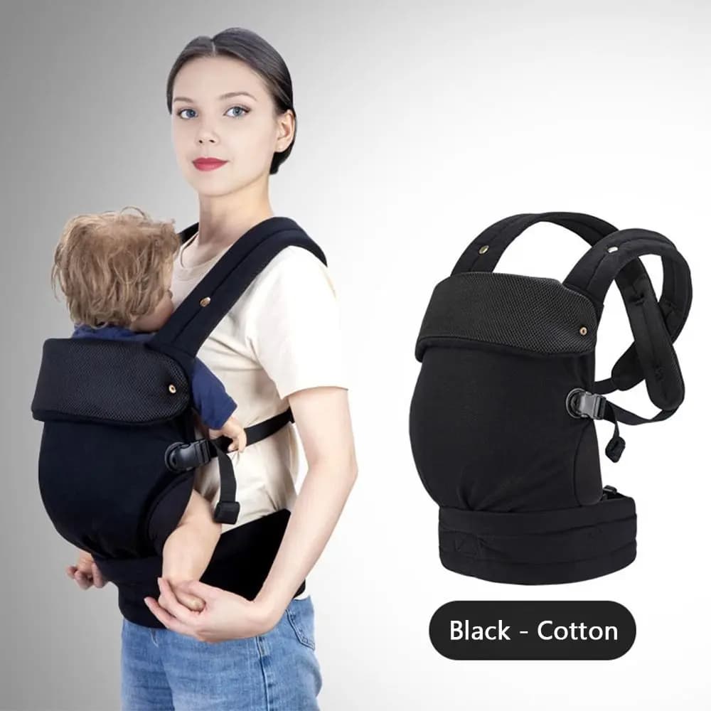 Marsupio Ergonomico Premium Regolabile Leggero con Supporto Lombare Morbido per Neonati Adatto ai Viaggi
