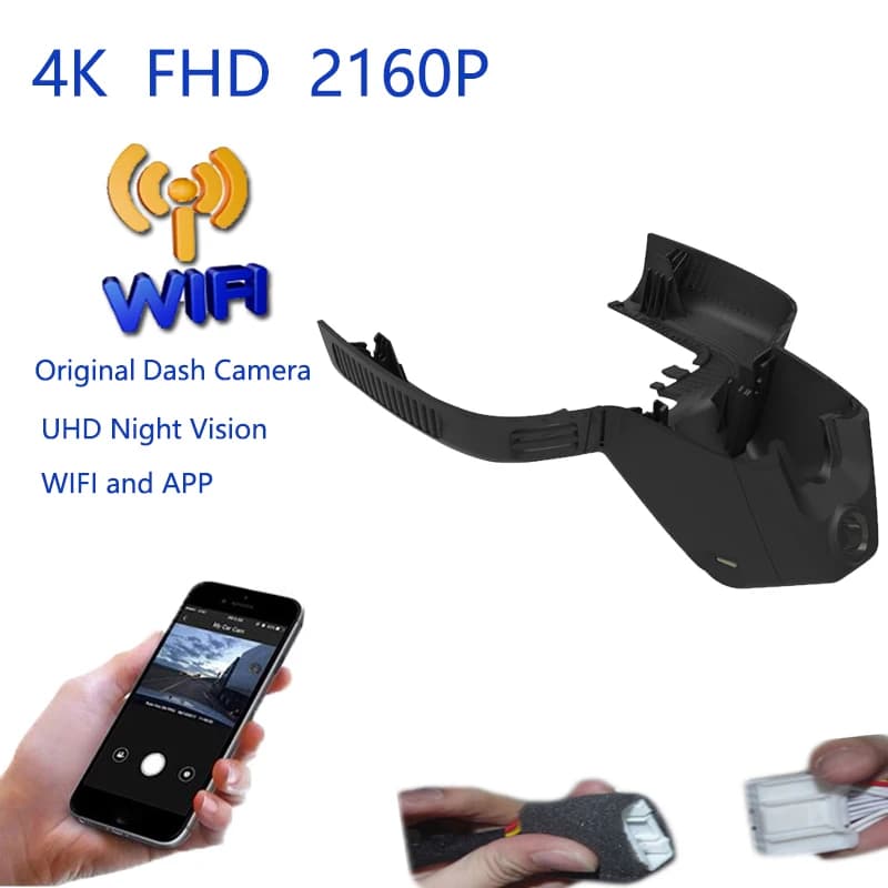 4K Plug And Play Per Mercedes Benz GLE GLE350 GLE450 GLS 63 GLS450 2019 2020 2021 2022 Videoregistratore per auto Wifi DVR Dash Camera