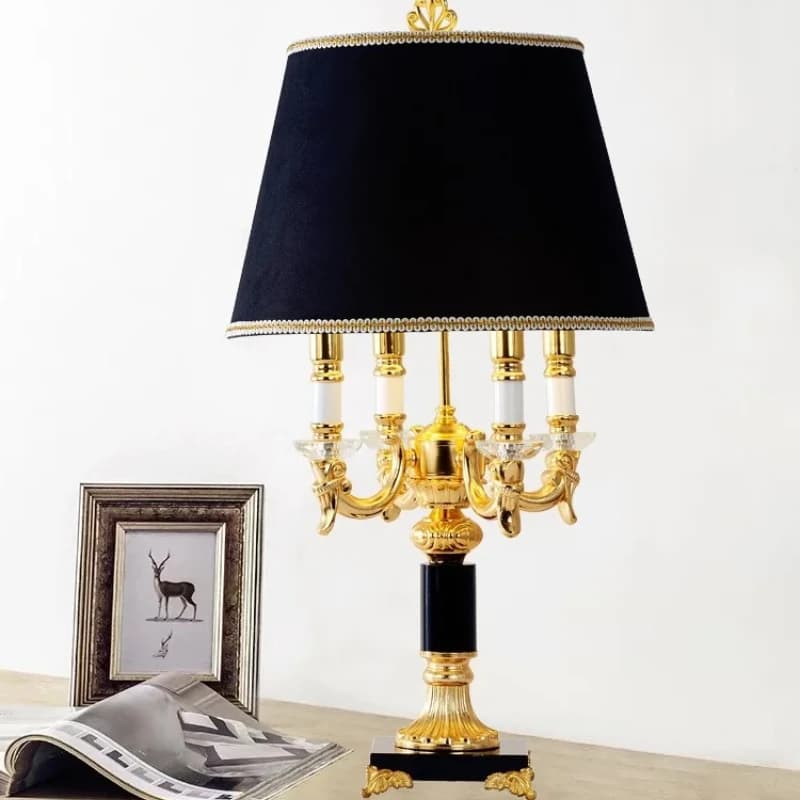 Lampada da tavolo/pavimento in cristallo nero di moda di alta qualità Lampade da comodino per camera da letto Breve decorazione moderna Lampada da tavolo Illuminazione