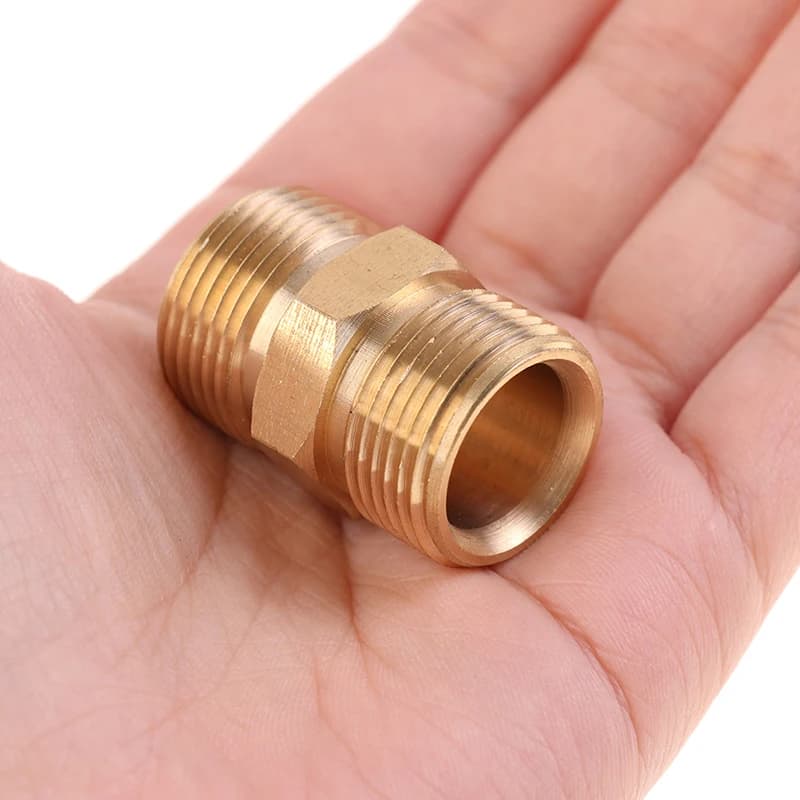 For Power Washe High Pressure Washer Hose Extension Connector Adapter M22 14mm & 15mm Male Thread Female Hose Coupler Adaptor