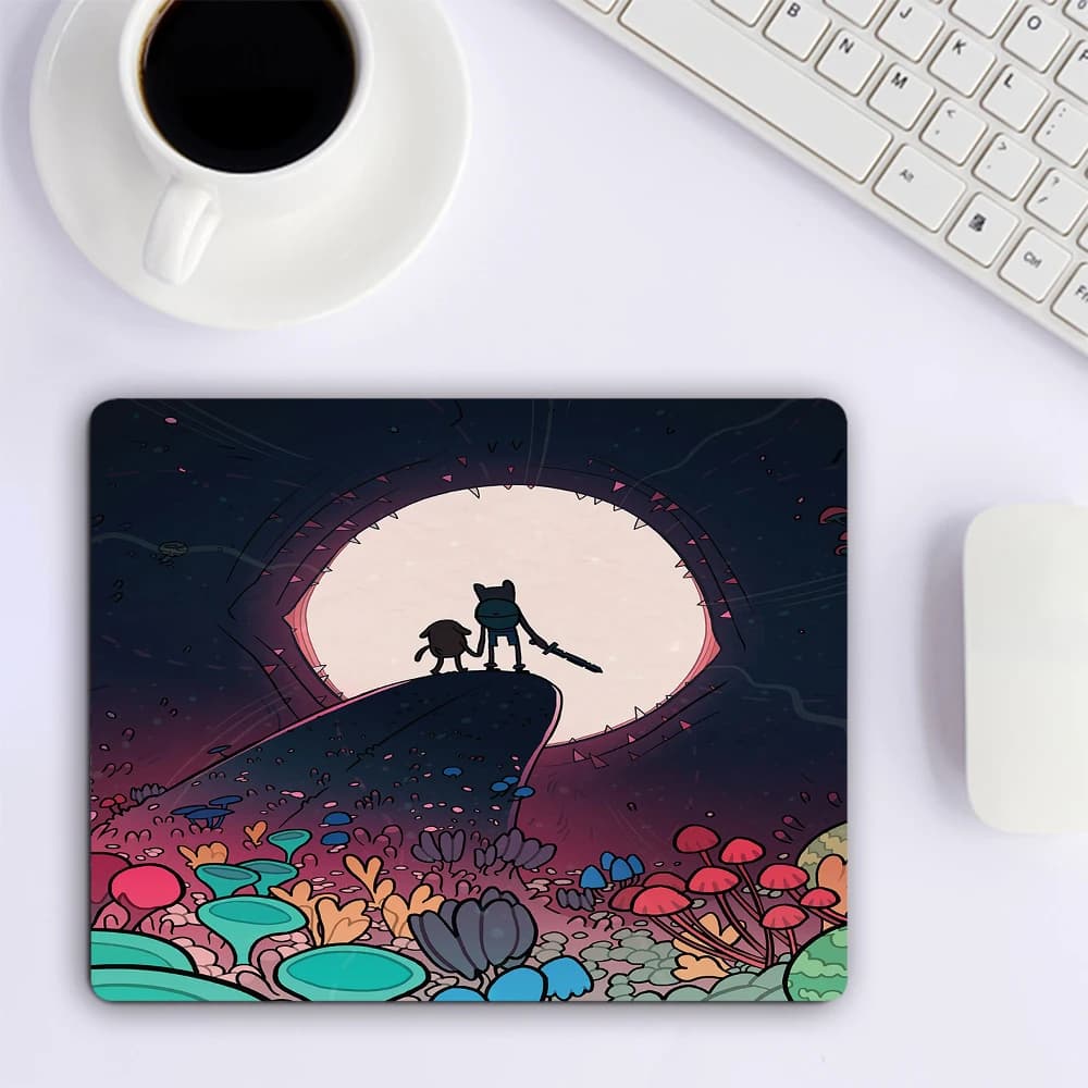 Adventure Time Small Mouse Pad games accessories for Computer keyboard Mouse Mat Office Desk Pad PC Gamer Mousepad Laptop Mausepad