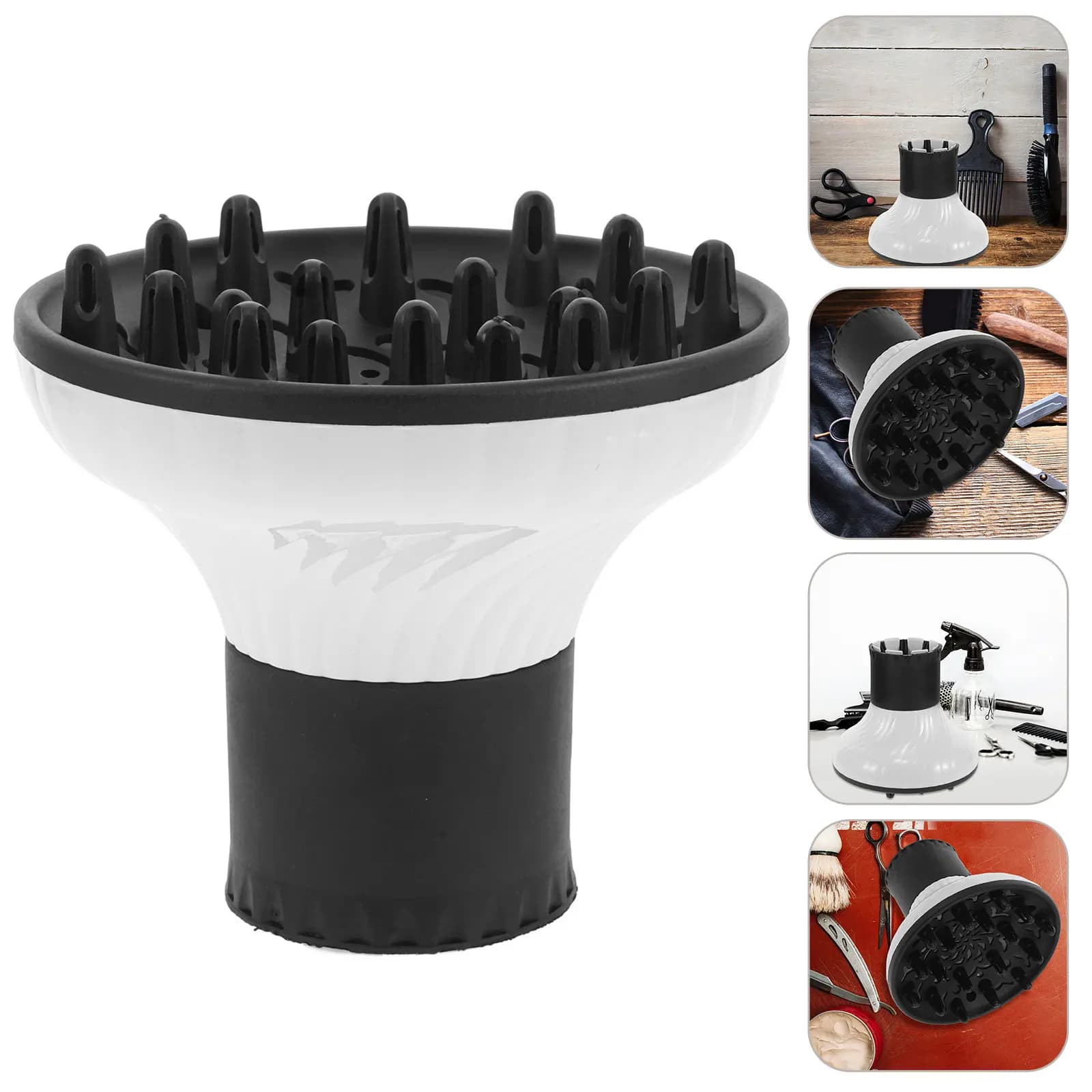 Universal diffuser for hair dryer, Styling accessory for Corrugated Hair and Ricci